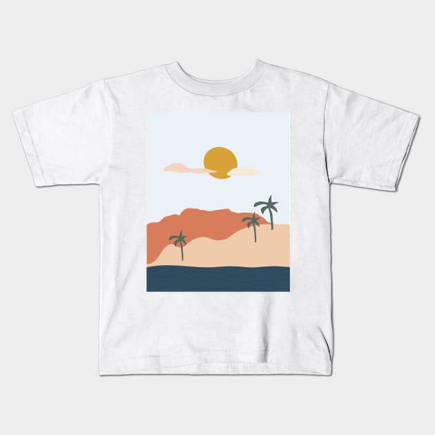 View3 Kids T-Shirt by Mrosario Creative